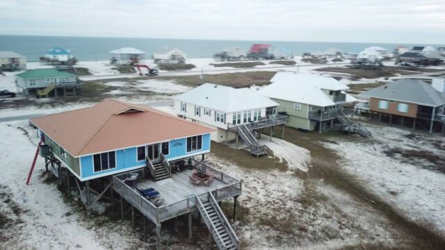 Dauphin Island Elevated Beach Houses and Vacation Rentals