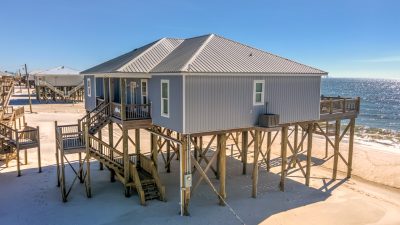 Beachfront Beach House Dauphin Island