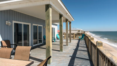 Gulf Front Pet Friendly Dauphin Island Vacation Home