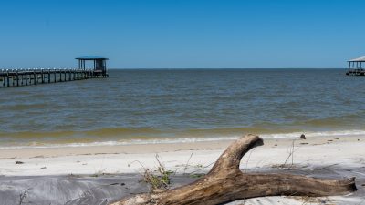 Tropical Paradise Private Beach on Mississippi Sound Side