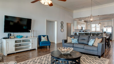 High Tide Dauphin Island Vacation Home Living Room