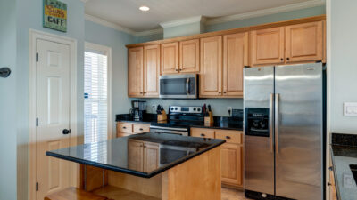 Fully Equipped Kitchen Dauphin Island Beach Rental