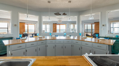Panoramic View Kitchen At Last Beach House