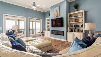 Surfs Up Gulf View Living Room