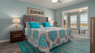 NW Waterview Master Bedroom Blue Bayou