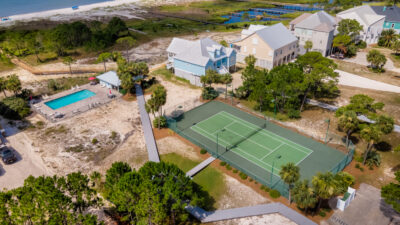 Tennis Court and Pool and Boardwalk