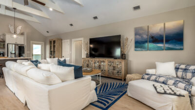 Living Room Cast Away Dauphin Island Beach Rentals