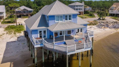Oceanfront Property Dauphin Island Vacation Home