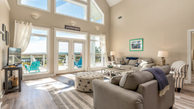 Pelican Pass Dauphin Island Gulf Front Living Room