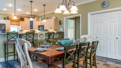 Blue Sky Breeze Dining Room Beach House