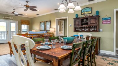 Blue Sky Breeze Dining Room Beach Rental