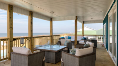 Bayfront Outdoor Living Dauphin Island Vacation Home