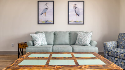 10 Living Room Sandy Clam III Dauphin Island Beach Rentals