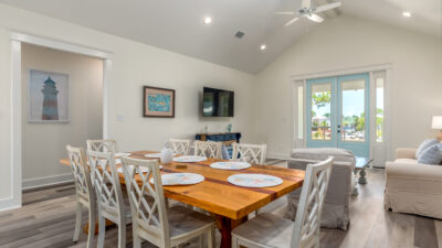 Open Concept Dining Southern Comfort Beach House
