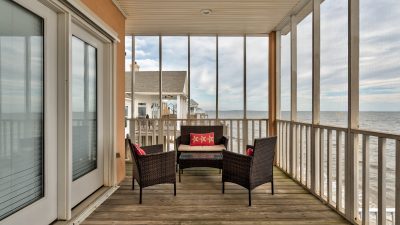 038 Serenity by the Sea Elevated Screened Porch with Gulf View