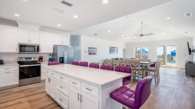 006 Purple Waves Kitchen Open Floor Plan Dauphin Island Beach House