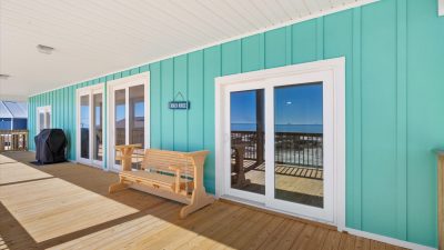 027 Hello Sunshine Elevated Covered Deck Dauphin Island Vacation Home