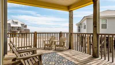 027 Lazy Daze Beach House Gulf View Outdoor Living Space