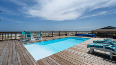 Sandarosa Private Pool on Gulf Front Deck