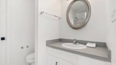 Treasure Island NW Private Bathroom with Closet and Shower Stall