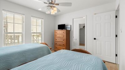 Treasure Island SW Twin Bedroom with TV and Closet