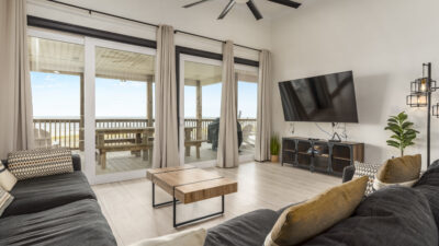 Sea of Love Living Room with Ocean View